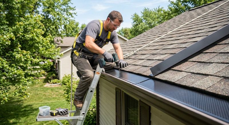 Gutter Mesh Installation in Roseville, CA